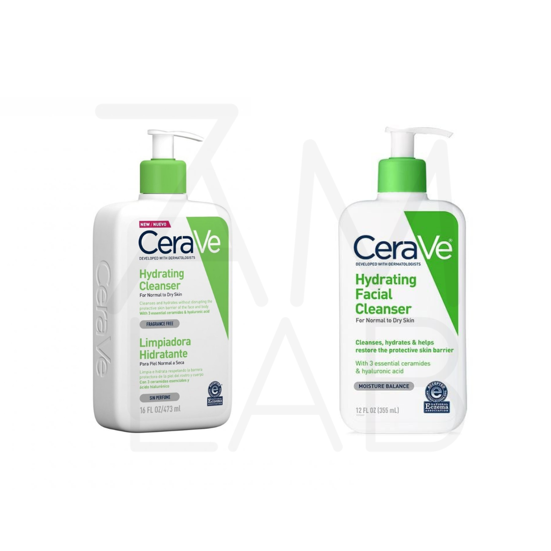 Is there a difference between Cerave Hydating Facial Cleanser & Hydrating Cleanser ?