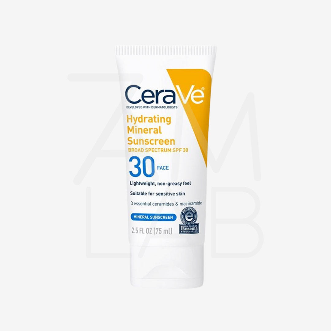 CeraVe Hydrating Mineral Tinted Sunscreen with SPF 30 | Broad Spectrum