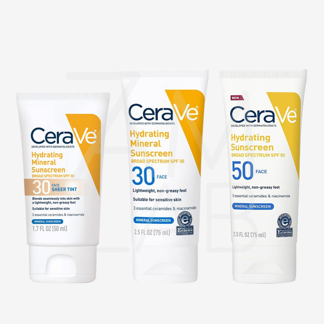 CeraVe 100% Mineral Sunscreen SPF 30 | Face sunscreen With Zinc Oxide &  Titanium Dioxide | Hyaluronic Acid + Niacinamide + Ceramides | Oil Free