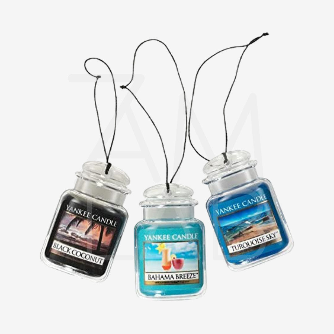 Yankee Candle Car Jar Ultimate Hanging Air Freshener 3-Pack Beach Wal