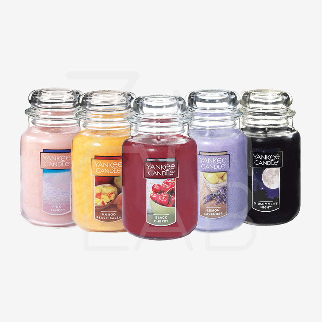 Yankee Candle Large Jar (Balsam & Cedar, Midsummer's Night, Bahama Breeze, Pink Sands, Lemon Lavender)