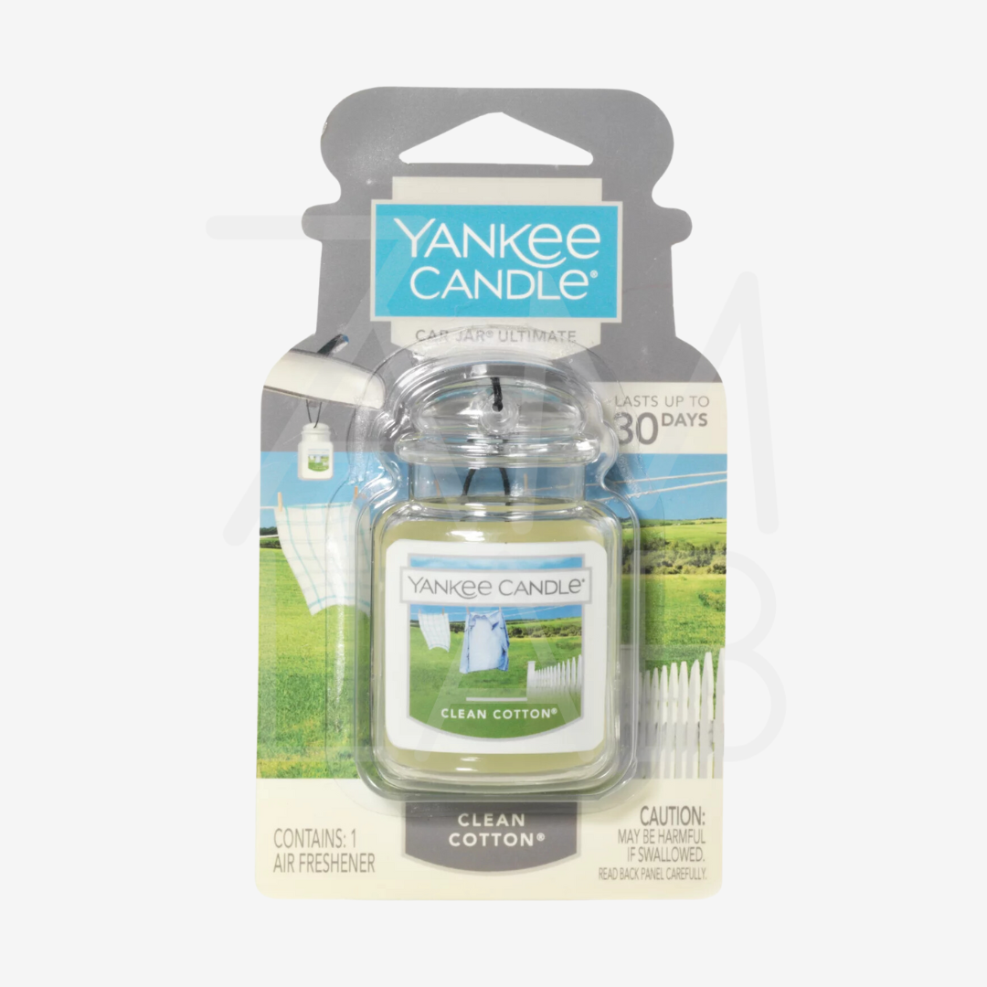 Yankee Candle – Car Jar Ultimate Clean Cotton – Vu de l'Intérieur